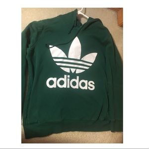 Adidas green hoodie